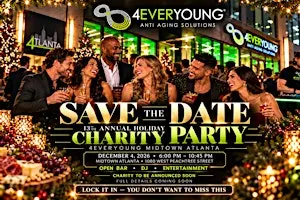 4EverYoung 13th Annual Holiday Charity Party | Save the Date!