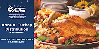 2026 CAPSBC Annual Turkey Distribution Low Desert Event