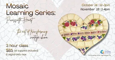 Mosaic Learning Series: Picassiette Heart Workshop