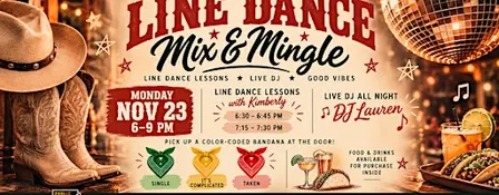 LINE DANCE MIX & MINGLE at Glendora Public Market