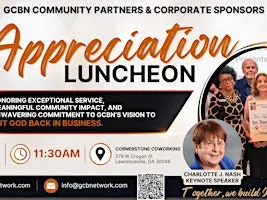 Community Partners & GCBN Corporate Sponsors Appreciation Luncheon