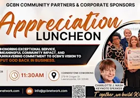 Community Partners & GCBN Corporate Sponsors Appreciation Luncheon
