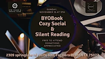 BYOBook Cozy Social & Silent Reading