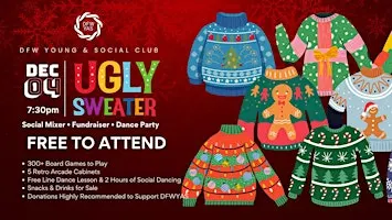 Ugly Sweater Social Mixer: Board Games & Dance Social