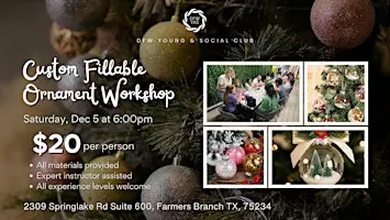 Custom Fillable Ornament Workshop