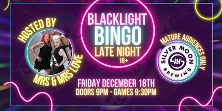 Blacklight Bingo 18+ Late Night Show