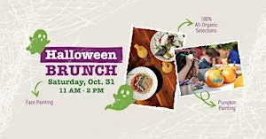 Halloween Face & Pumpkin Painting + Kid's Spooky Brunch @ Food & Thought 2