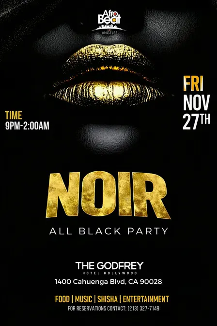 NOIR: ALL BLACK PARTY