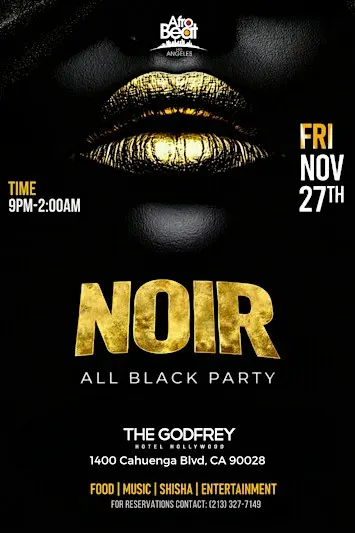 NOIR: ALL BLACK PARTY