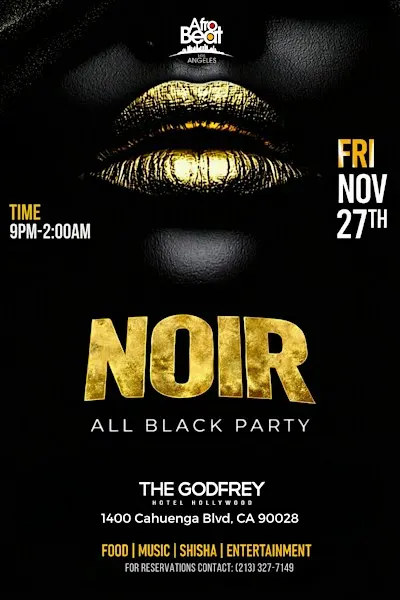 NOIR: ALL BLACK PARTY