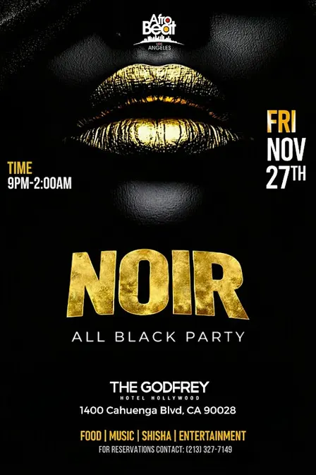 NOIR: ALL BLACK PARTY
