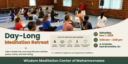 Day-Long Meditation Retreat in East Brunswick, NJ