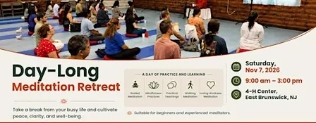 Day-Long Meditation Retreat in East Brunswick, NJ