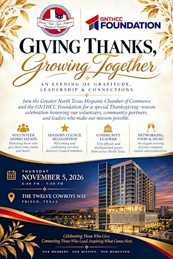 GIVING THANKS, GROWING TOGETHER- Networking Event