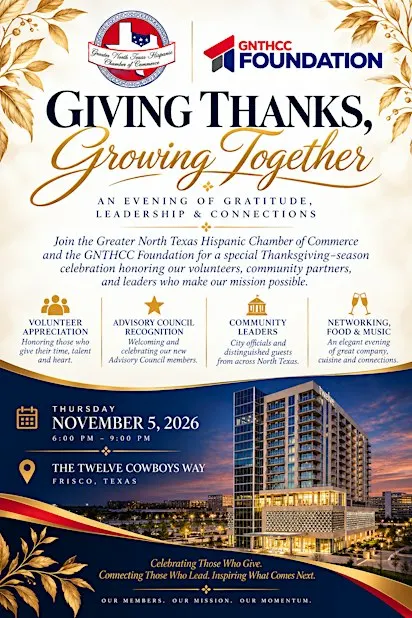 GIVING THANKS, GROWING TOGETHER- Networking Event