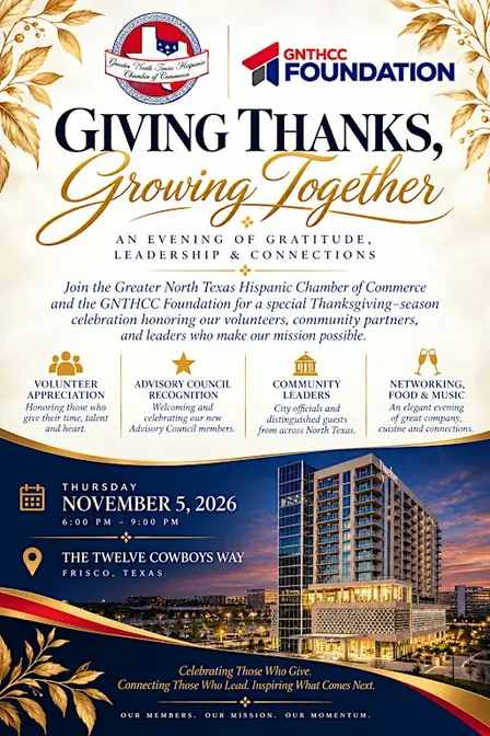 GIVING THANKS, GROWING TOGETHER- Networking Event