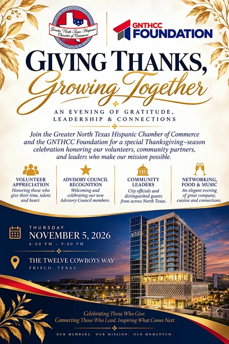 GIVING THANKS, GROWING TOGETHER- Networking Event