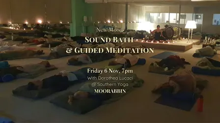 MOORABBIN (Vic): New Moon Sound Bath & Guided Meditation