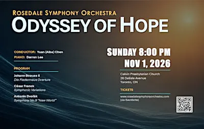 Rosedale Symphony Orchestra (RSO) presents: Odyssey of Hope