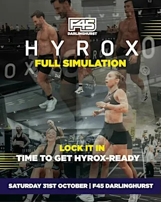 HYROX Full Simulation | F45 Darlinghurst | Singles & Doubles