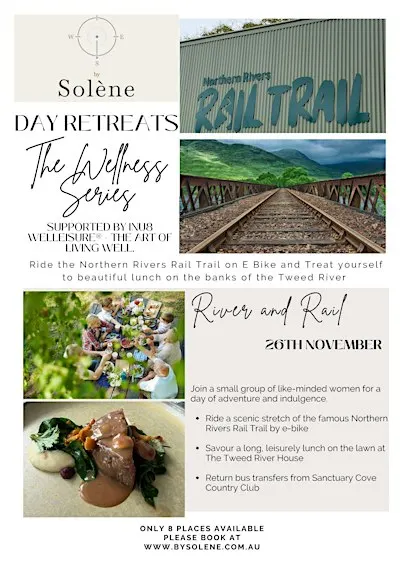 A Day Retreat - Ride the Rail Trail by E-Bike and Lunch by the Tweed River