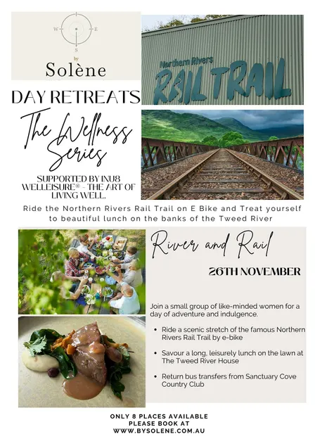A Day Retreat - Ride the Rail Trail by E-Bike and Lunch by the Tweed River