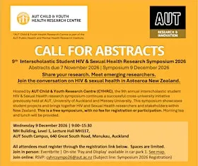 9th  Interscholastic Student HIV & Sexual Health Research Symposium 2026