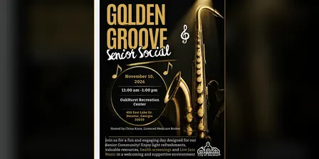 Golden Groove Senior Social: Free Live Jazz Event