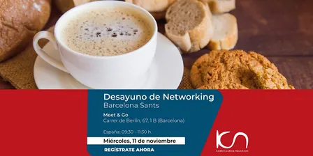 KCN Desayuno de Networking Barcelona Sants - 11 de noviembre