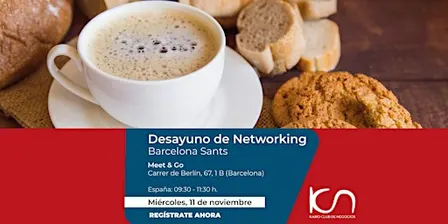 KCN Desayuno de Networking Barcelona Sants - 11 de noviembre