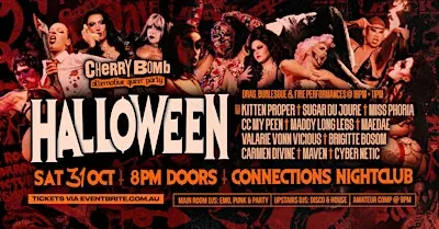 Cherry Bomb: Halloween ✧ Sat 31 Oct