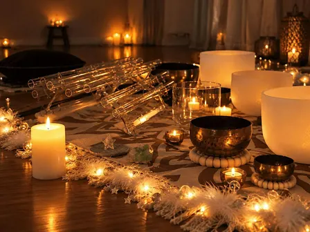Christmas Sound Bath Hamburg – Kristallklänge & Kerzenlicht