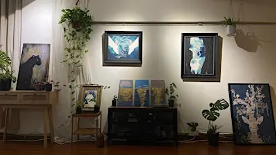 Still Tess Open Studio 岩彩藝術工作室參觀
