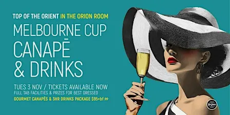 Melbourne Cup Canapé & Drinks in the Orion Room
