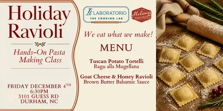 Holiday Ravioli Making Class