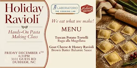 Holiday Ravioli Making Class