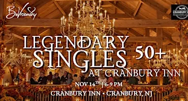 Legendary Singles at Cranbury Inn | 50+