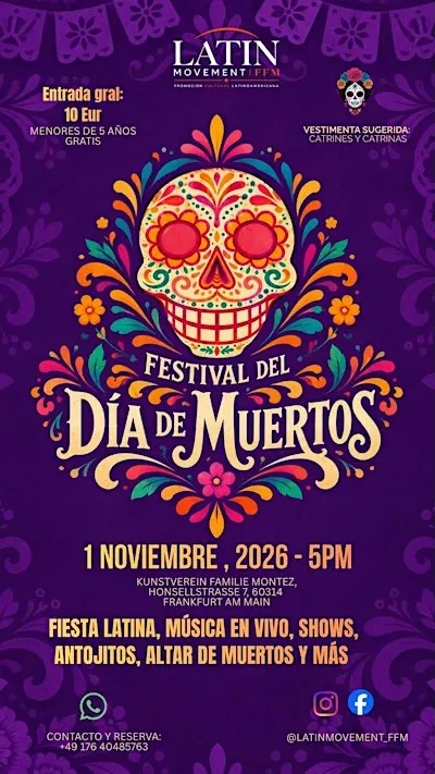 Festival del día de Muertos 2026