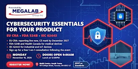 Cybersecurity Essentials for Your Product: CRA, FDA 524B and IEC 62443