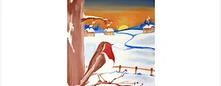 The Canvas Club x The Methuen Arms "Red Robin" Paint & Sip