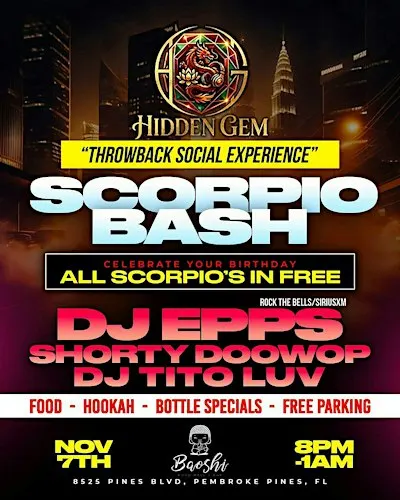 DJ EPPS Presents Hidden Gem @ Baoshi in Pembroke Pines, FL.