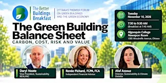 The Green Building Balance Sheet – Carbon, Cost, Risk and Value.