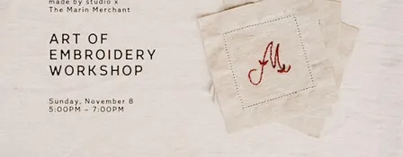 Art of embroidery workshop