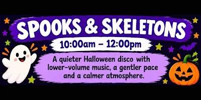 Sensory Spooks & Skeletons -  Big Red Bus Club Halloween Disco