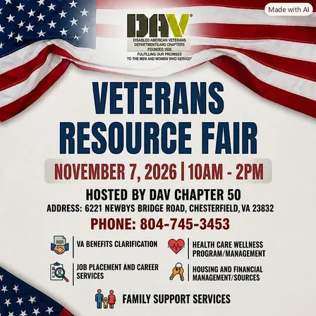 DAV Chapter 50 Veteran Resource Fair