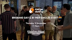 Brisbane | Gay & Bi-Men Singles Event |Caxton Street Brewing |12th November
