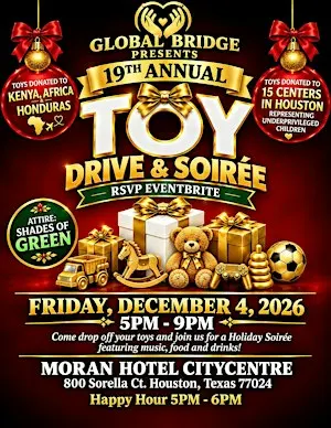 Global Bridge Annual Toy Drive & Soiree (Free RSVP & Parking)