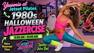 RISE & THRIVE - HALLOWEEN 80's Jazzercize - Presented by Food and Thought 2