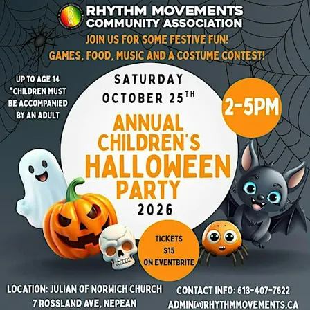 Rhythm Movements Community Association Annual  Children’s Halloween Party