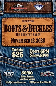 Boots & Buckles 90s Country Party